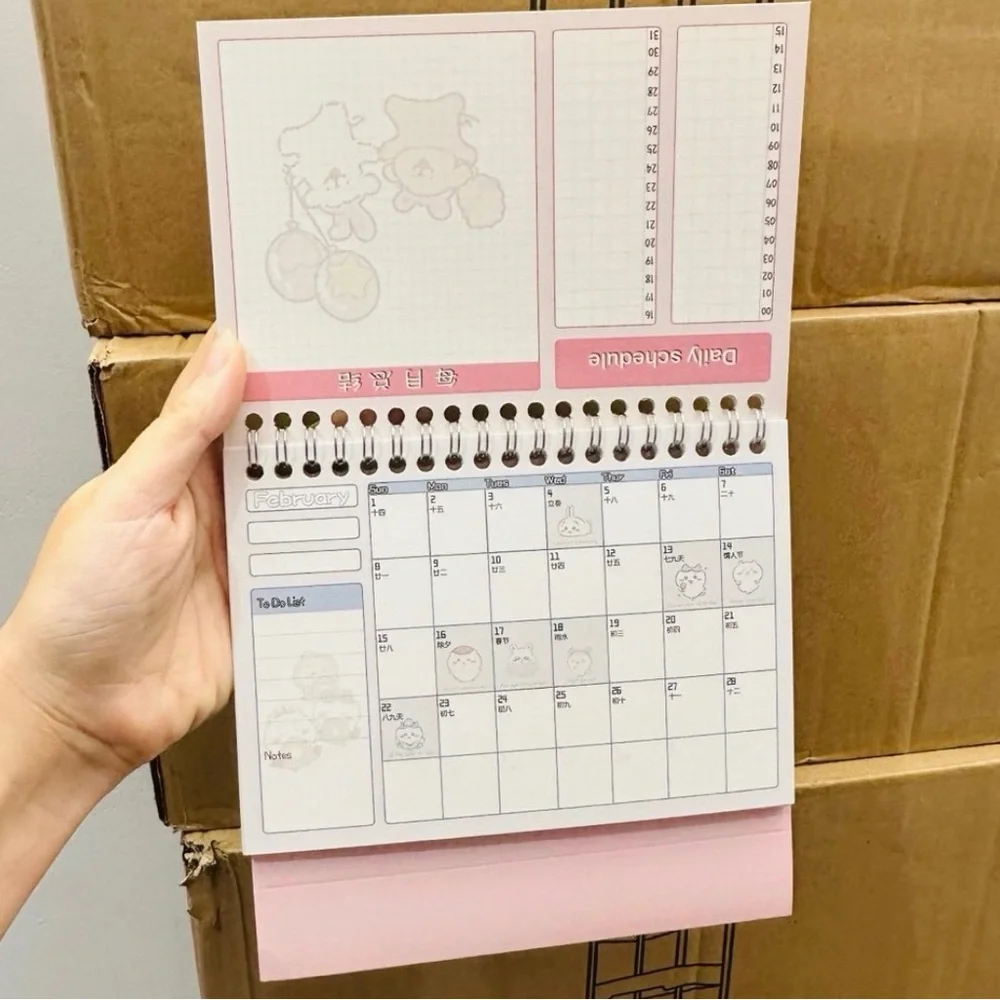 Chiikawa 2026 desktop calendar